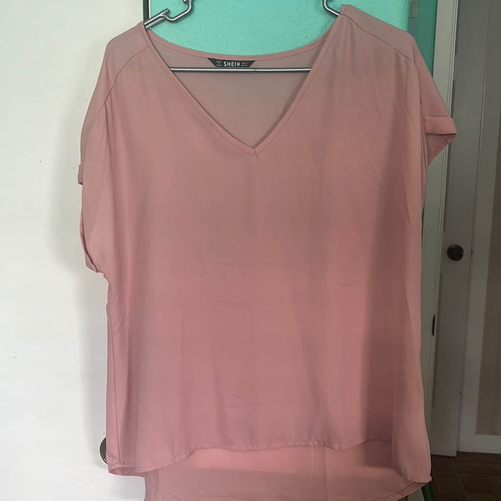 Brand, new SHEIN , light pink blouse